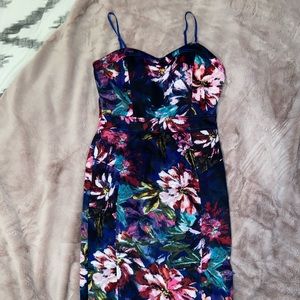 Body con floral dress